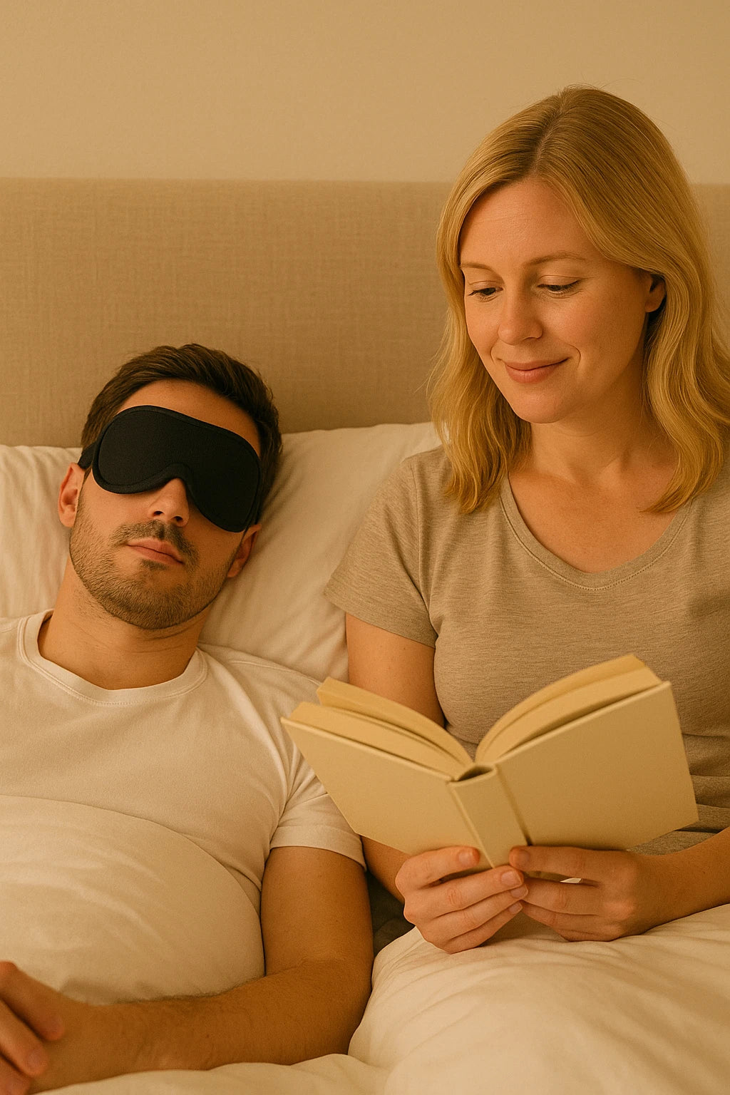 Blackout Eye Mask for Sleeping - Adjustable 3D Sleep Mask for Travel & Night